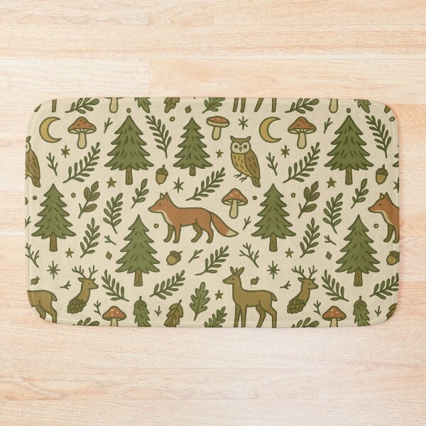 Item preview, Forest Animal Pattern designed and sold by Planetporridge.