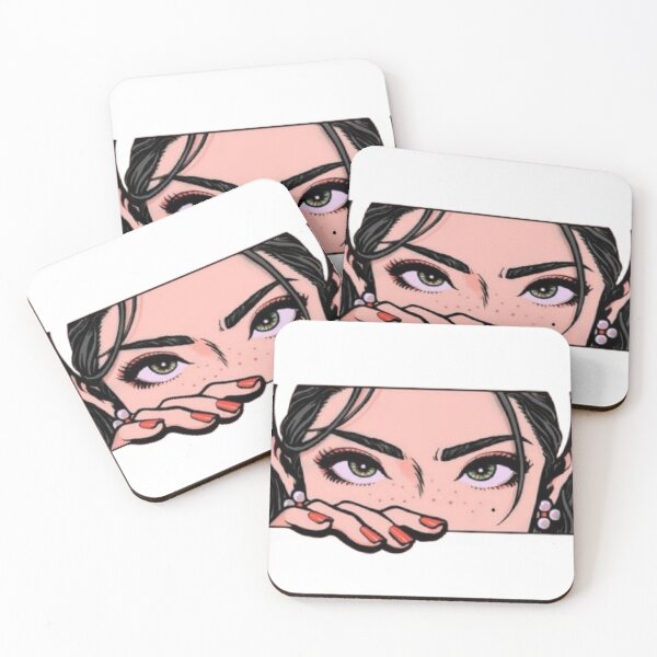 Item preview, Mysterious Eyes – Pop Art Illustration designed and sold by Regal-Elegances.