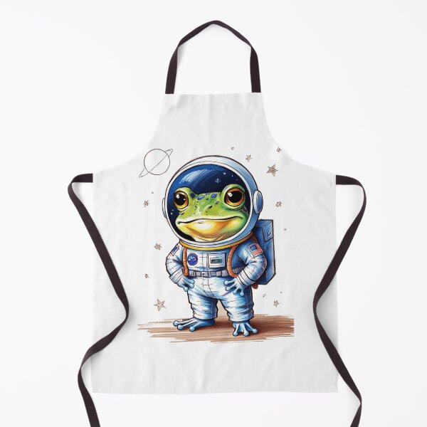 Item preview, Astronaut Frog designed and sold by PinkiPop Studio.