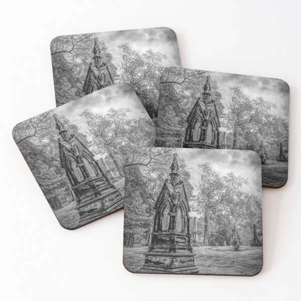 Item preview, Ornate Tombstone at Toronto Necropolis 3 BW designed and sold by jrtwynam.