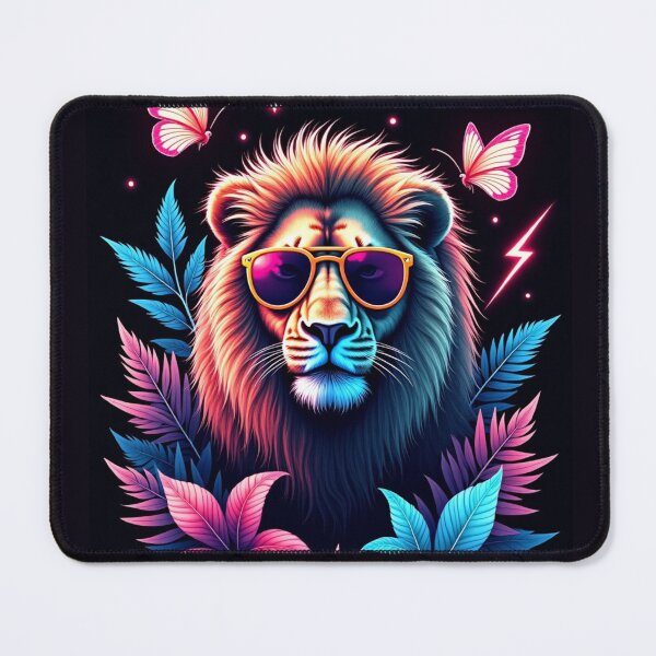 Item preview, Neon Jungle Explosion by Lion designed and sold by 1R6V.