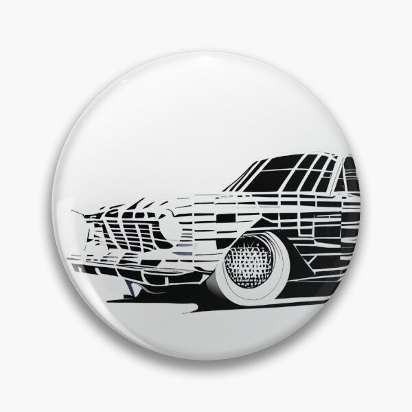 Item preview, Velocity Voids: Abstract Classic Car designed and sold by ShadowAndSlate.