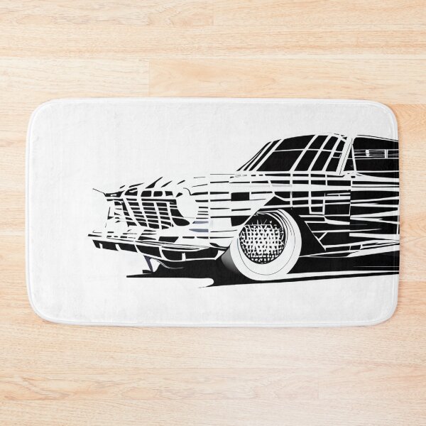 Item preview, Velocity Voids: Abstract Classic Car designed and sold by ShadowAndSlate.