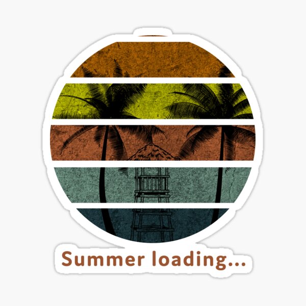Summer loading... Sticker
