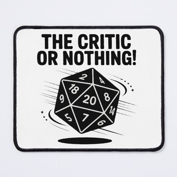 Item preview, Criticism or nothing! Dice 20 designed and sold by Paris-Arts.