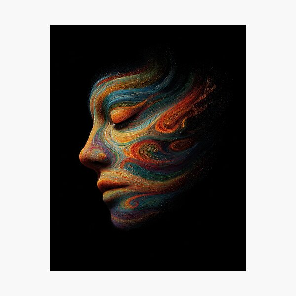 Item preview, Colorful Face designed and sold by AImazeD.