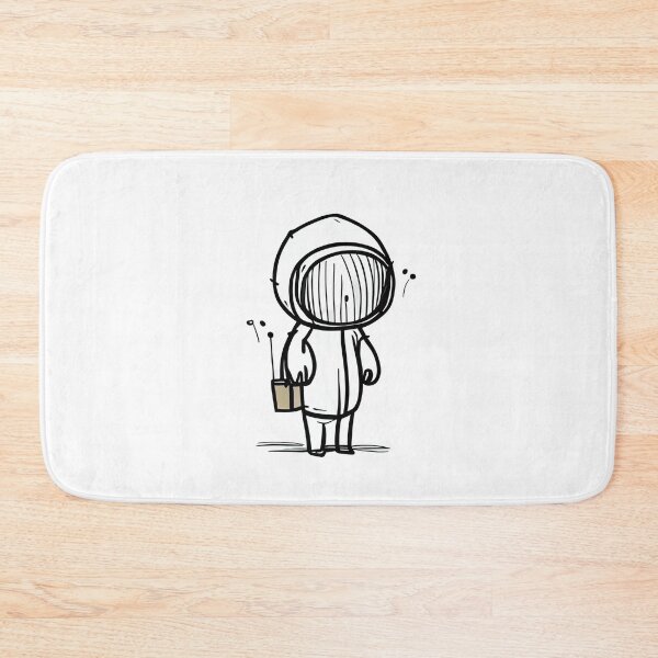 Item preview, Humble Guardian: Minimalist Beekeeper Art designed and sold by ShadowAndSlate.