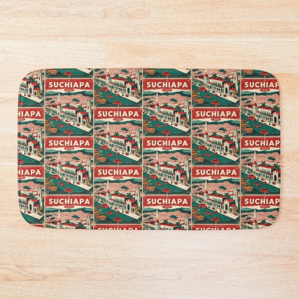 Item preview, Suchiapa Chiapas Mexico 1950s Vintage Travel Tourism Map designed and sold by TravelersGems.