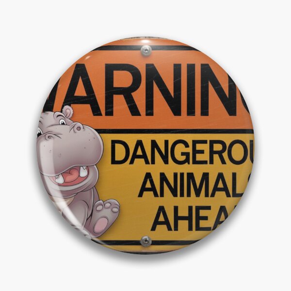 Item preview, Caution Hippo Zone – Hippo Sign designed and sold by NeatThingLover.