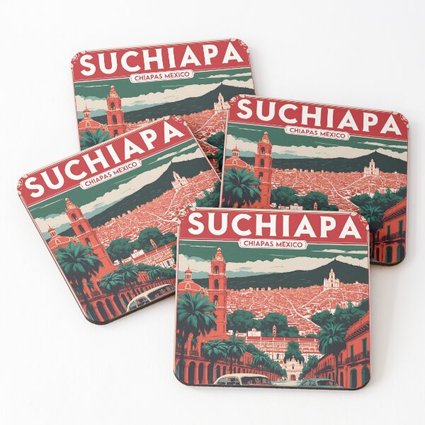 Item preview, Suchiapa Chiapas Mexico 1950s Vintage Travel Tourism Map designed and sold by TravelersGems.