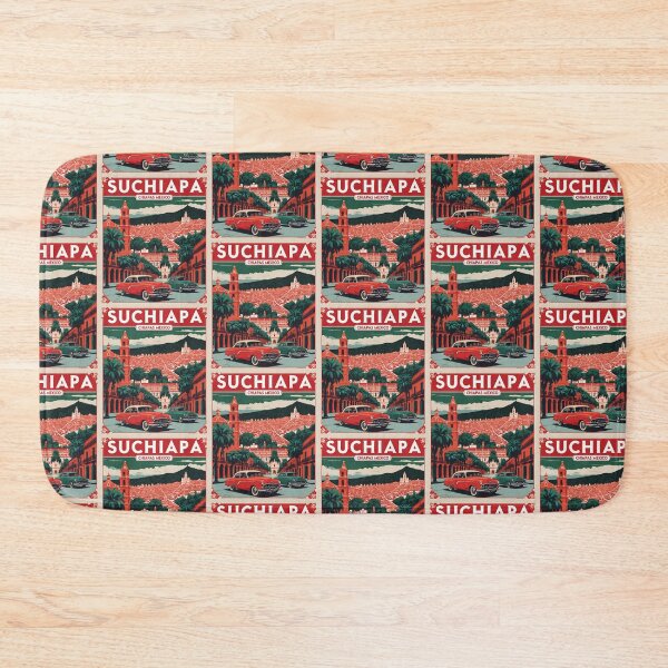 Item preview, Suchiapa Chiapas Mexico 1950s Vintage Travel Tourism Map designed and sold by TravelersGems.
