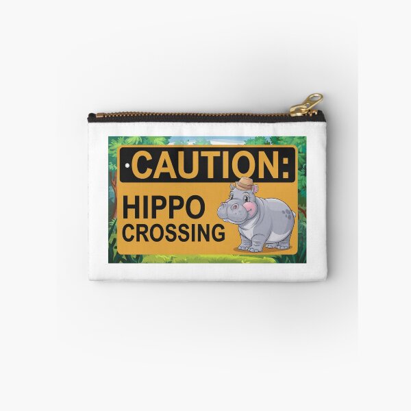 Item preview, Beware of the Hippo - Warning designed and sold by NeatThingLover.