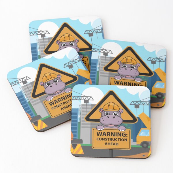 Item preview, Watch Out! Hippo Sign designed and sold by NeatThingLover.