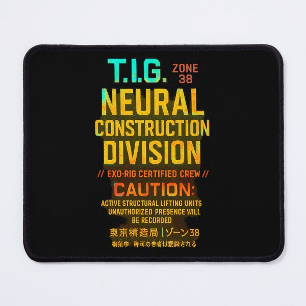 Item preview, T.I.G. ZONE 38 – Neural Construction Crew Shirt designed and sold by DasHord.