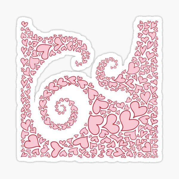 Fraktalherzen! Sticker