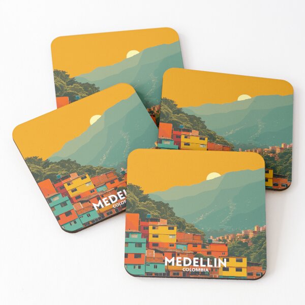 Item preview, Medellin Colombia - Travel Art designed and sold by Marciolini.