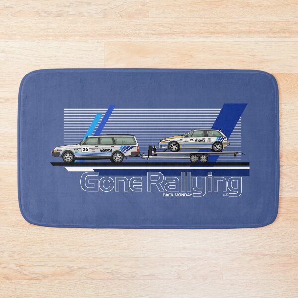Item preview, Gone Rallying, Back Monday - 240 estate and 480ES 80's rally cars designed and sold by RJWautographics.