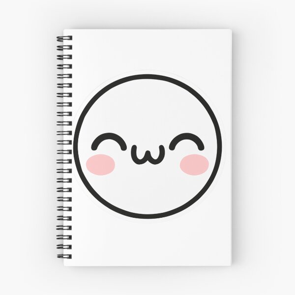 Item preview, Blushing UwU Face - Kawaii Emoticon designed and sold by KyzArt01.