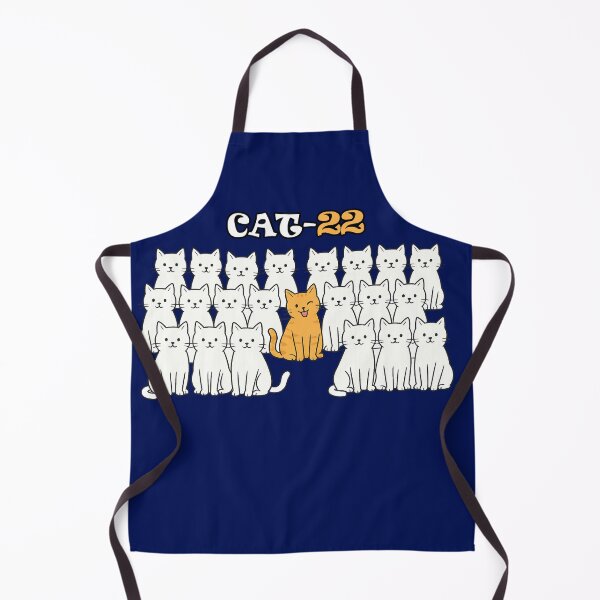 Item preview, Catch-22 / Cat-22 Pun Design – Funny Orange Cat Among the Crowd designed and sold by Inspired by CarMa.
