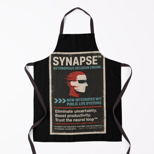 Item preview, SYNAPSE™ – Corporate Neural Compliance Poster (2077 Propaganda) designed and sold by DasHord.
