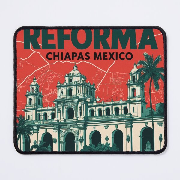 Item preview, Reforma Chiapas Mexico 1950s Vintage Travel Tourism Map designed and sold by TravelersGems.