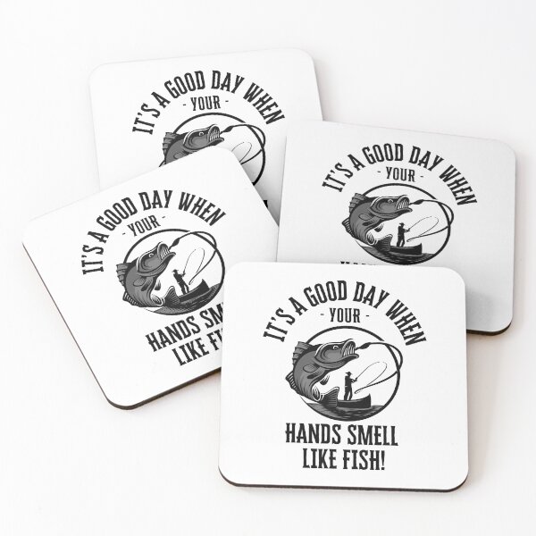 Item preview, It's a good day when your hands smell like fish.  designed and sold by NicMacTees.