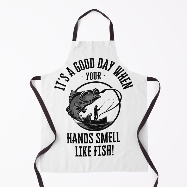 Item preview, It's a good day when your hands smell like fish.  designed and sold by NicMacTees.