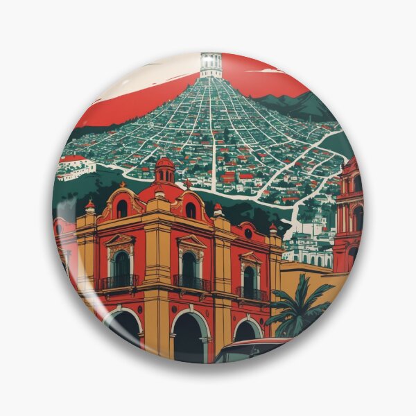 Item preview, Jiquipilas Chiapas Mexico 1950s Vintage Travel Tourism Map designed and sold by TravelersGems.