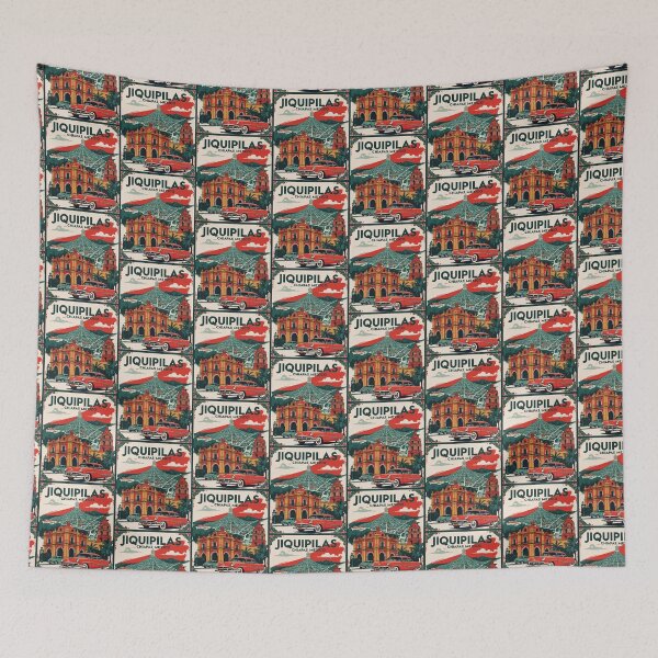 Item preview, Jiquipilas Chiapas Mexico 1950s Vintage Travel Tourism Map designed and sold by TravelersGems.
