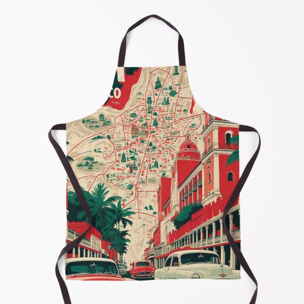 Item preview, Acala Chiapas Mexico 1950s Vintage Travel Tourism Map designed and sold by TravelersGems.