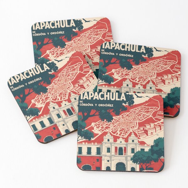 Item preview, Tapachula Chiapas Mexico 1950s Vintage Travel Tourism Map designed and sold by TravelersGems.