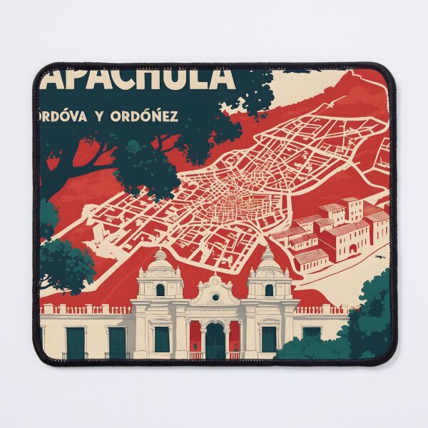Item preview, Tapachula Chiapas Mexico 1950s Vintage Travel Tourism Map designed and sold by TravelersGems.