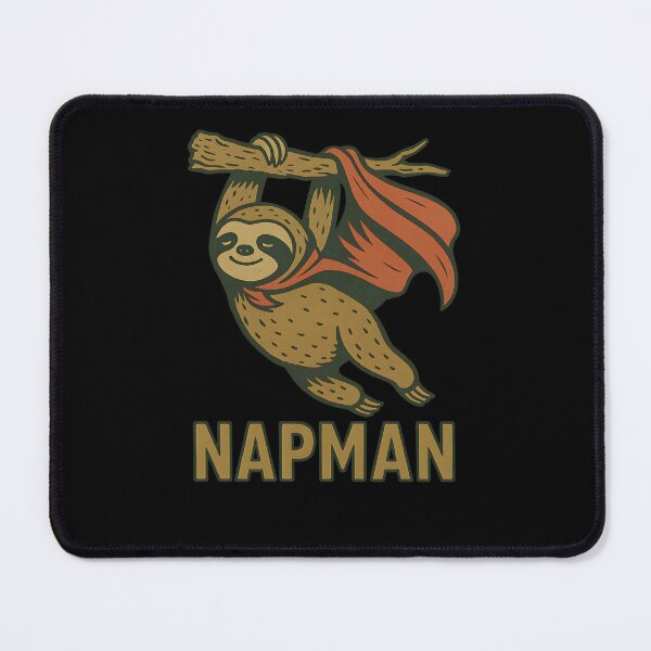 Item preview, Nap Man. Funny Sloth Superhero. designed and sold by Shoot-The-Moon.