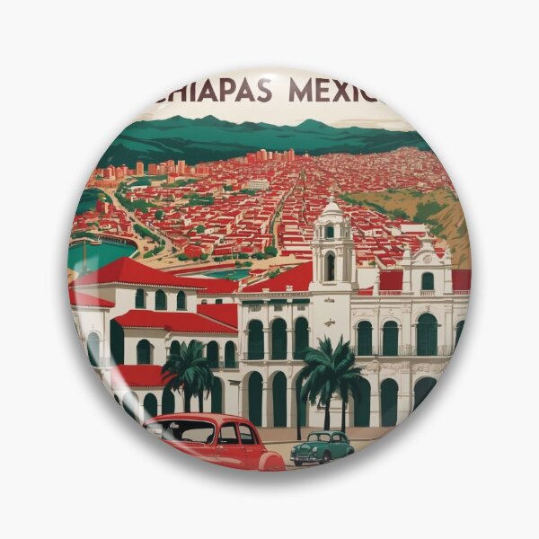 Item preview, Arriaga Chiapas Mexico 1950s Vintage Travel Tourism Map designed and sold by TravelersGems.