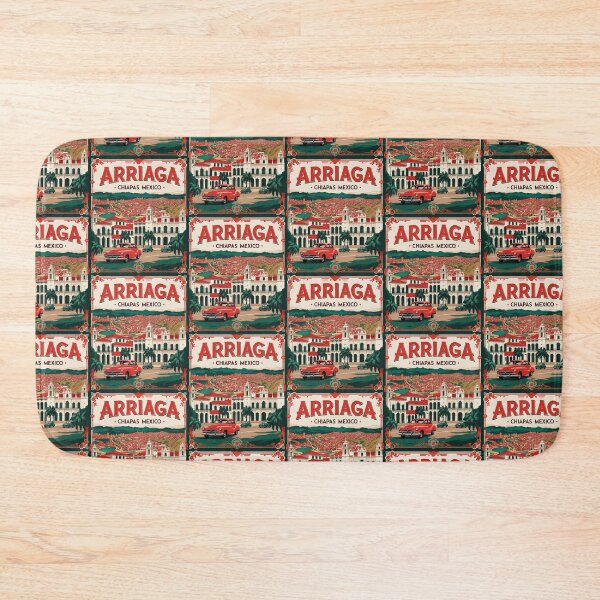 Item preview, Arriaga Chiapas Mexico 1950s Vintage Travel Tourism Map designed and sold by TravelersGems.