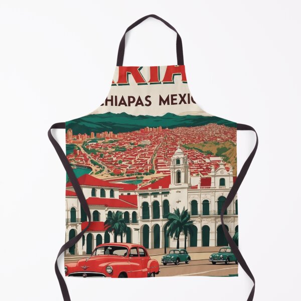 Item preview, Arriaga Chiapas Mexico 1950s Vintage Travel Tourism Map designed and sold by TravelersGems.