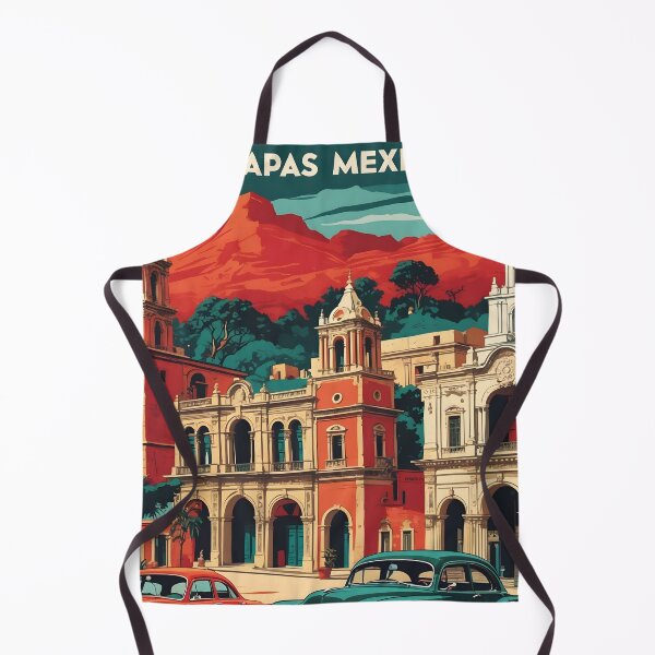 Item preview, Teopisca Chiapas Mexico 1950s Vintage Travel Tourism Map designed and sold by TravelersGems.