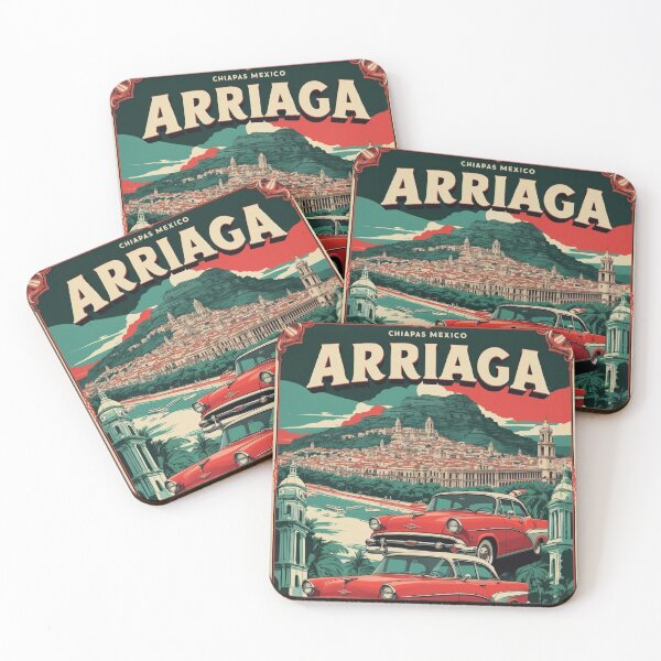 Item preview, Arriaga Chiapas Mexico 1950s Vintage Travel Tourism Map designed and sold by TravelersGems.