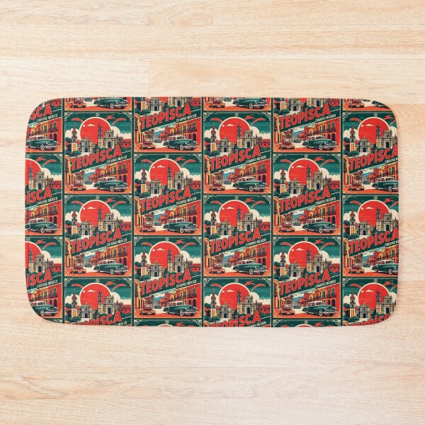 Item preview, Teopisca Chiapas Mexico 1950s Vintage Travel Tourism Map designed and sold by TravelersGems.