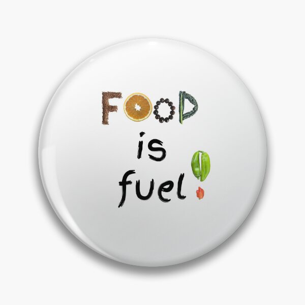 Item preview, Food is Fuel - Colorful & Clean healthy eating reminder  designed and sold by EveryDayDabble.