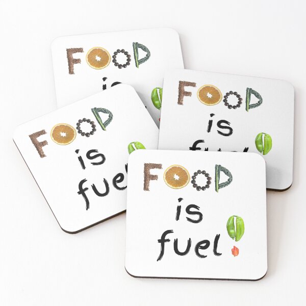Item preview, Food is Fuel - Colorful & Clean healthy eating reminder  designed and sold by EveryDayDabble.