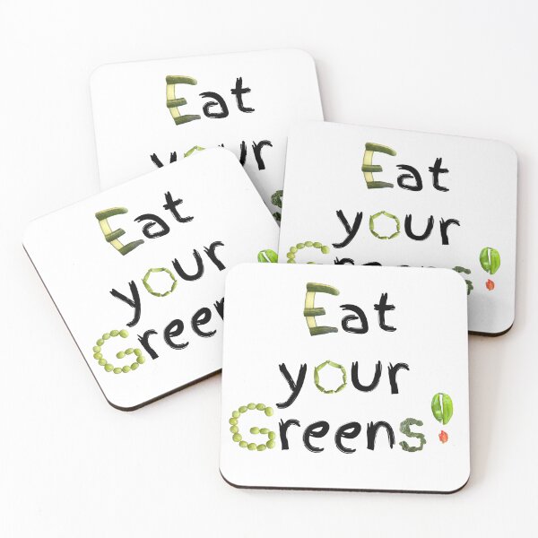 Item preview, Eat your greens- Healthy Eating Reminder  designed and sold by EveryDayDabble.