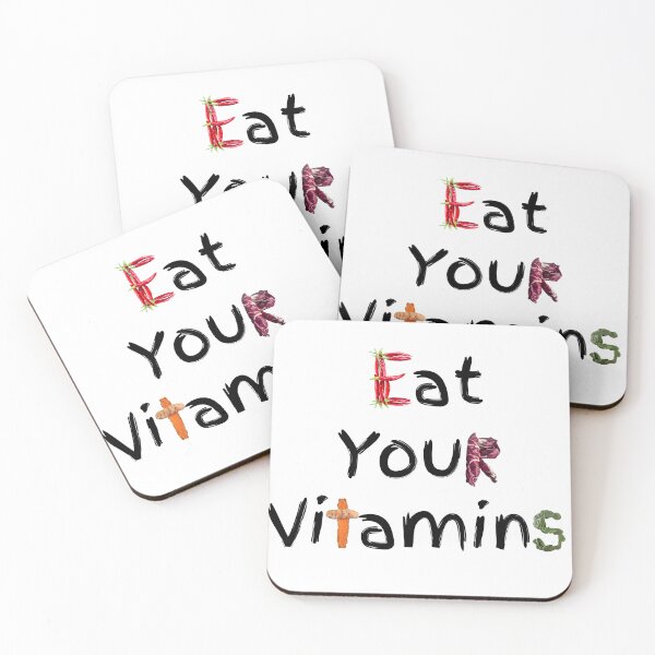 Item preview, Eat Your Vitamins - Healthy Eating Reminder  designed and sold by EveryDayDabble.