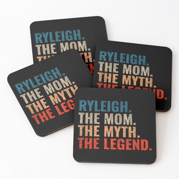 Item preview, Ryleigh Name Ryleigh The Mom The Myth The Legend Retro 70s distress designed and sold by Teelogic.
