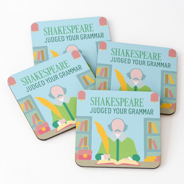 Item preview, Humorous Shakespeare Grammar Judgement Illustration designed and sold by ART ATTACK ZONE.