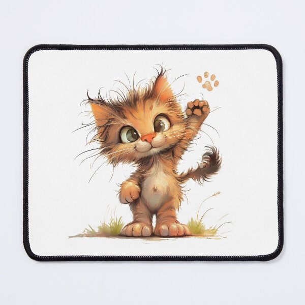 Item preview, Funny quirky cat designed and sold by Made-by-Gus.