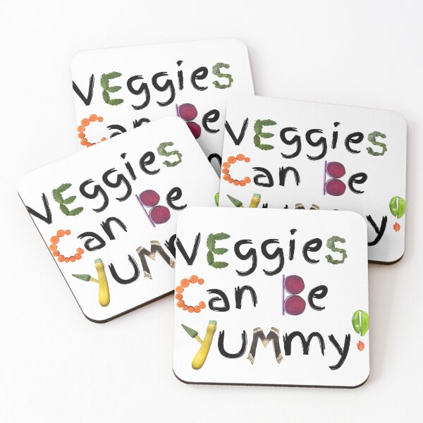 Item preview, Veggies can be yummy! Eat your Veggies Healthy food Reminder  designed and sold by EveryDayDabble.