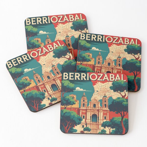 Item preview, Berriozabal Chiapas Mexico 1950s Vintage Travel Tourism Map designed and sold by TravelersGems.