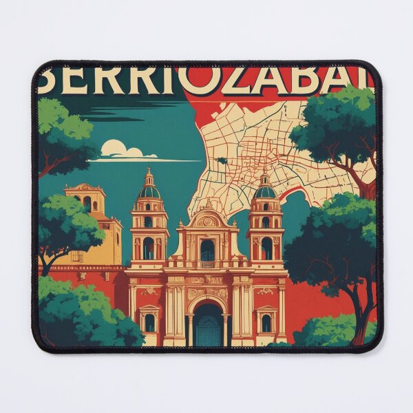 Item preview, Berriozabal Chiapas Mexico 1950s Vintage Travel Tourism Map designed and sold by TravelersGems.