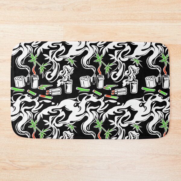 Item preview, Tattoo Weed Spiral — Contemporary Graphic Art designed and sold by HEADMADE-TV.